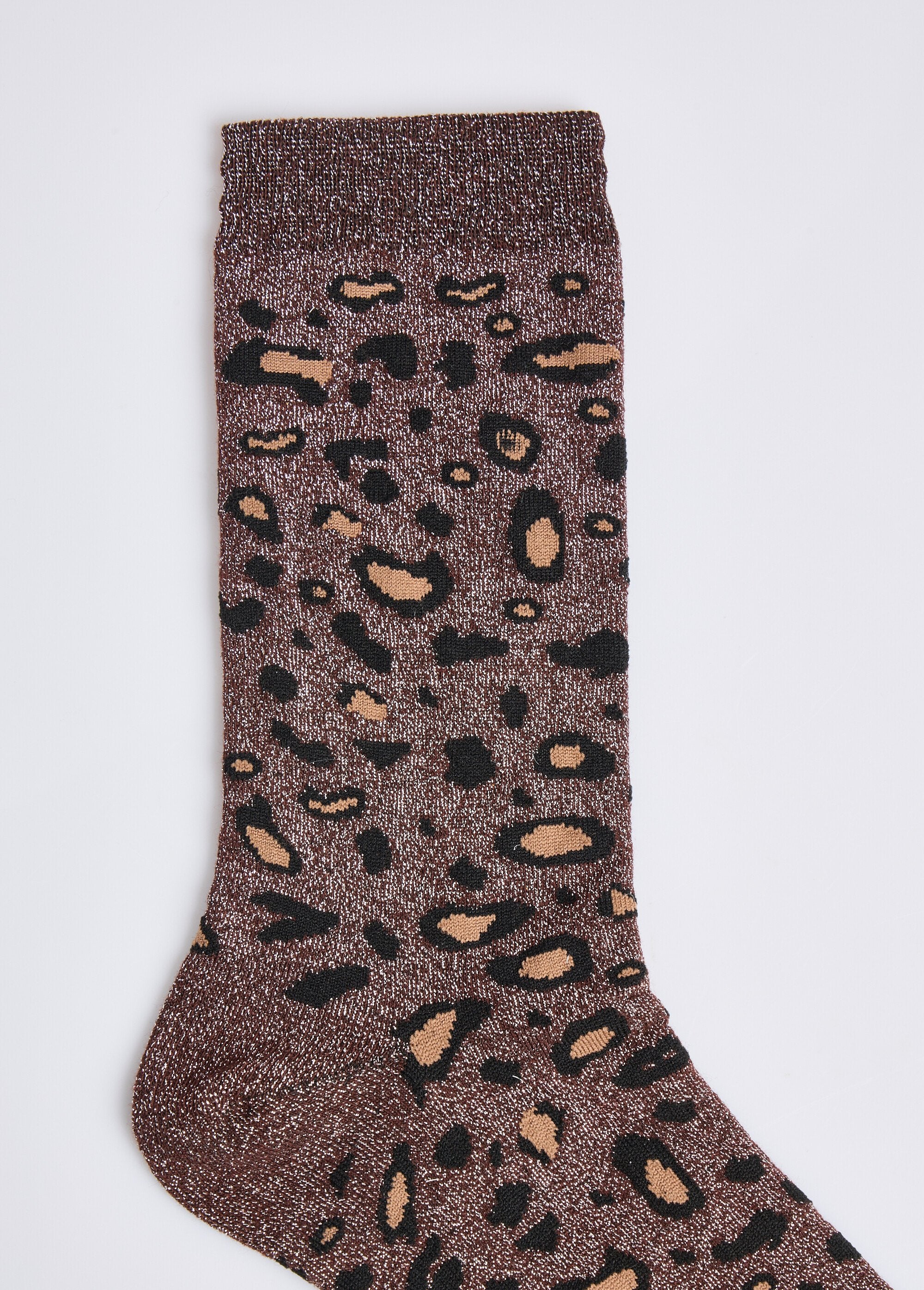 Chaussettes_pailletées_motif_léopard_Leopard_et_marron_DE3_slim