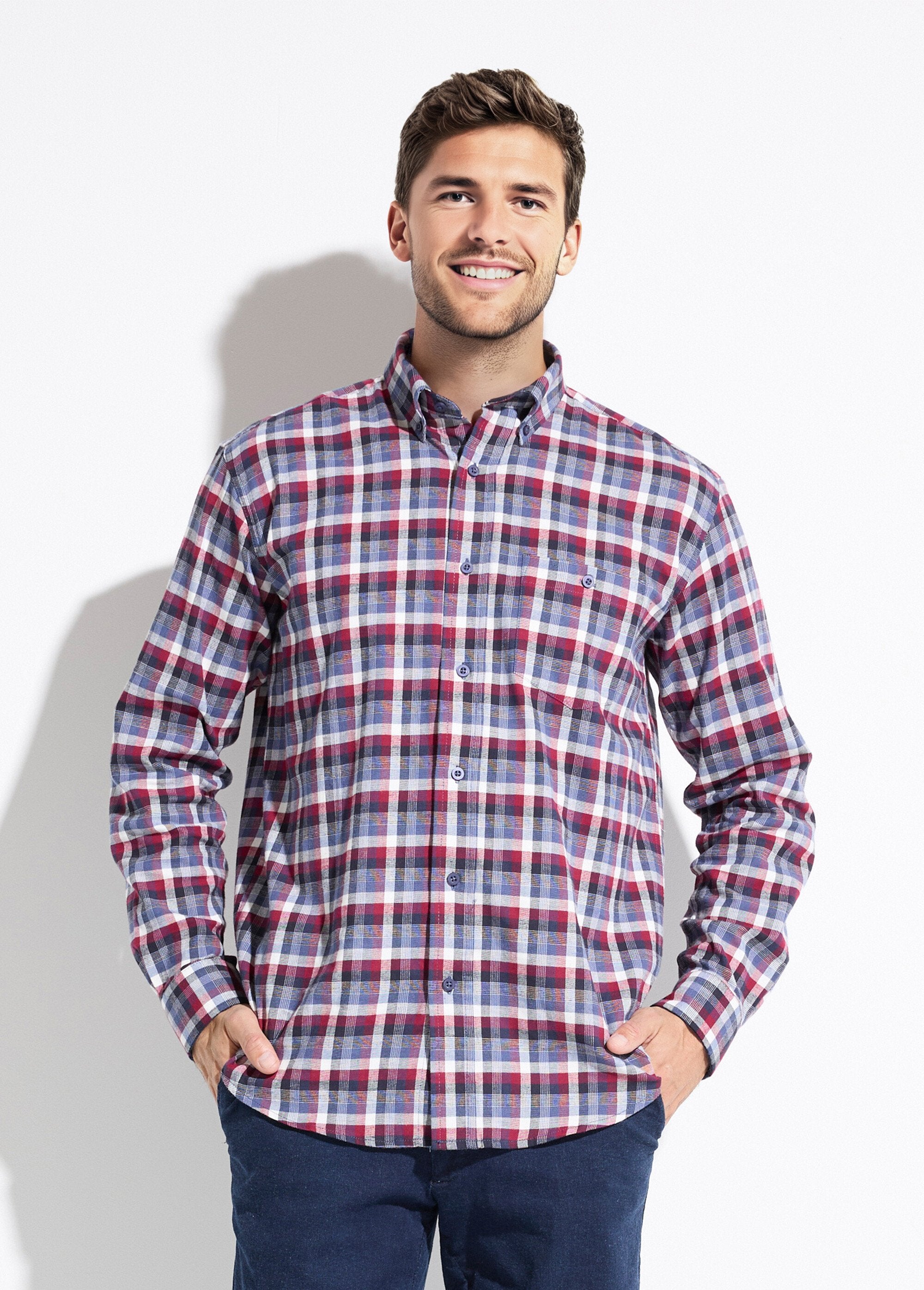 Stretchy_flannel_shirt_with_long_sleeves_Bordeaux_FA2_slim