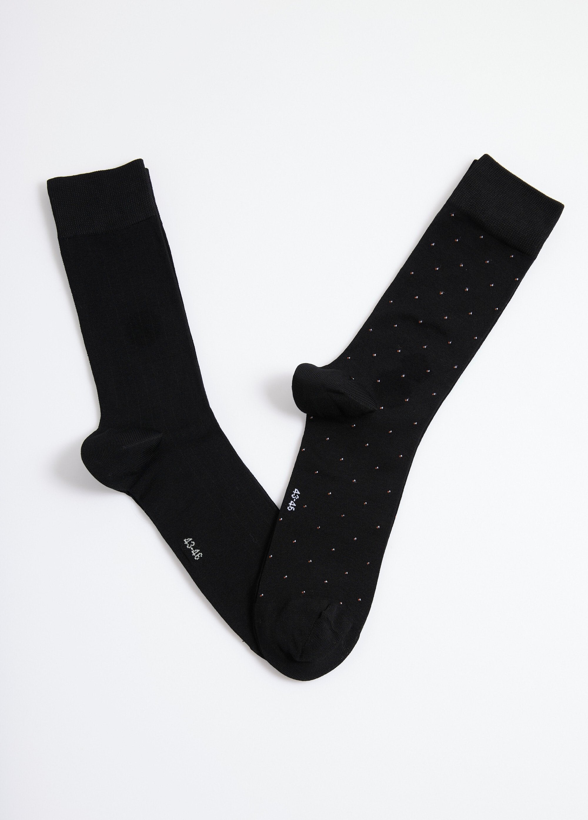 Pack_of_2_polka_dot_and_ribbed_socks_Black_FA1_slim