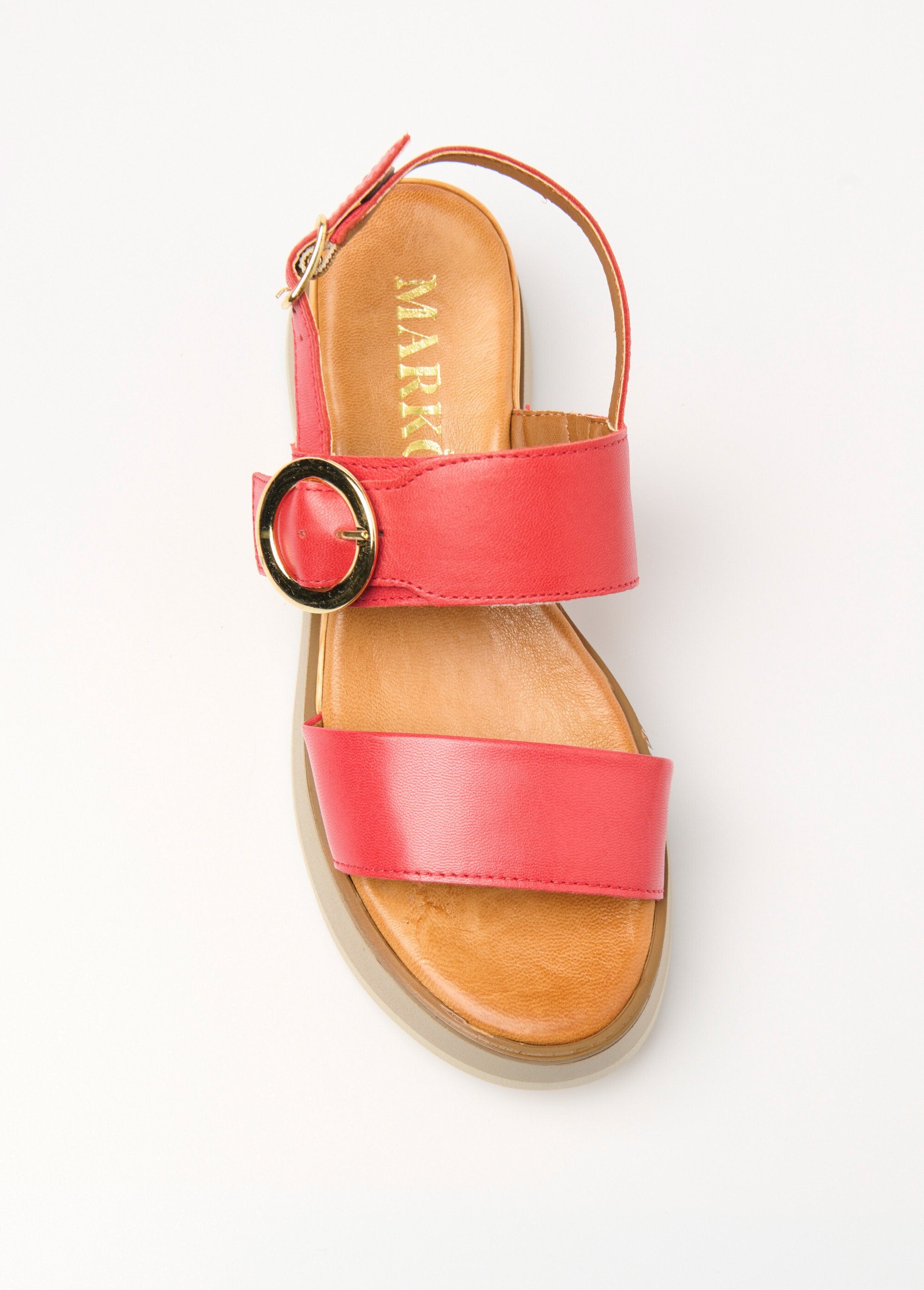 Flat_leather_wedge_sandals_with_fancy_buckle_Red_OV1_slim