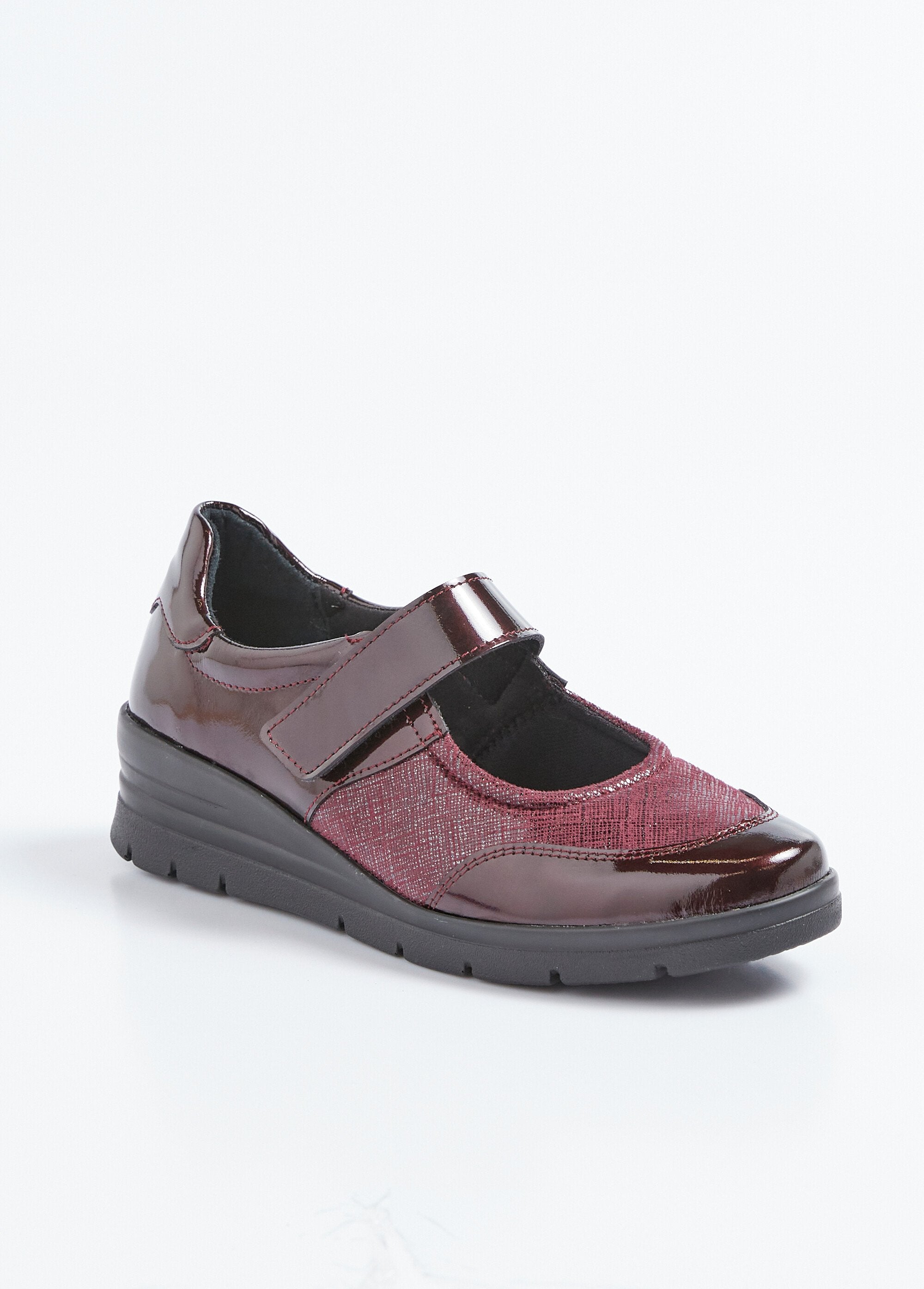 Ballerines_scratchées_pieds_sensibles_grande_largeur_Bordeaux_FA1_slim