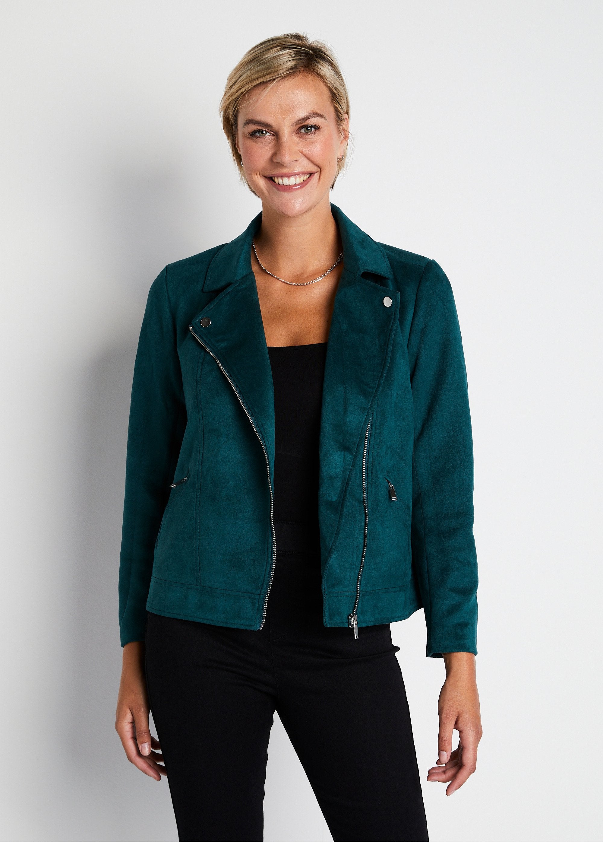 Short_zipped_jacket_in_suede_fabric_Green_FA2_slim