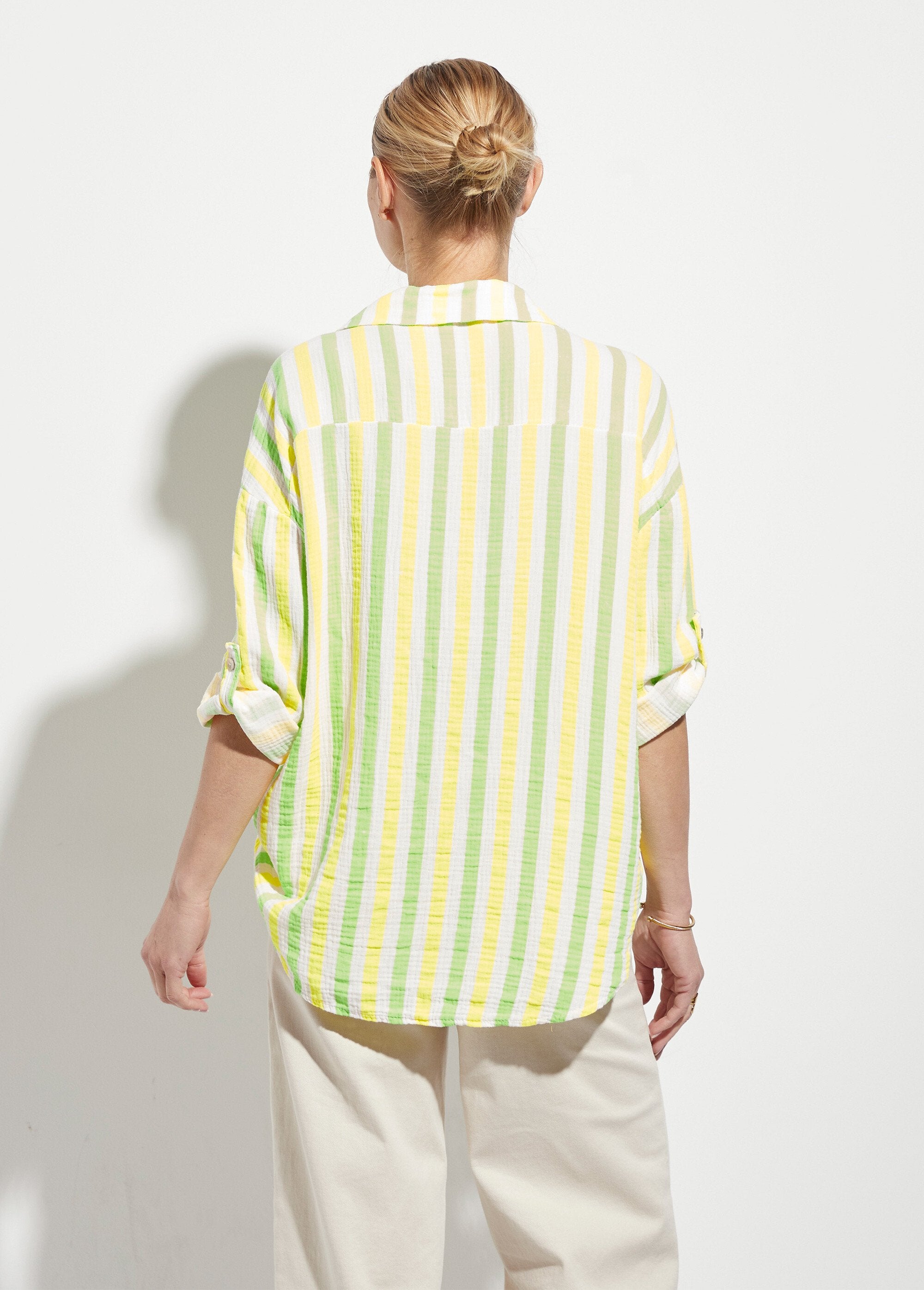 Cotton_gauze_blouse_with_fluorescent_stripes_Yellow_and_green_DO1_slim
