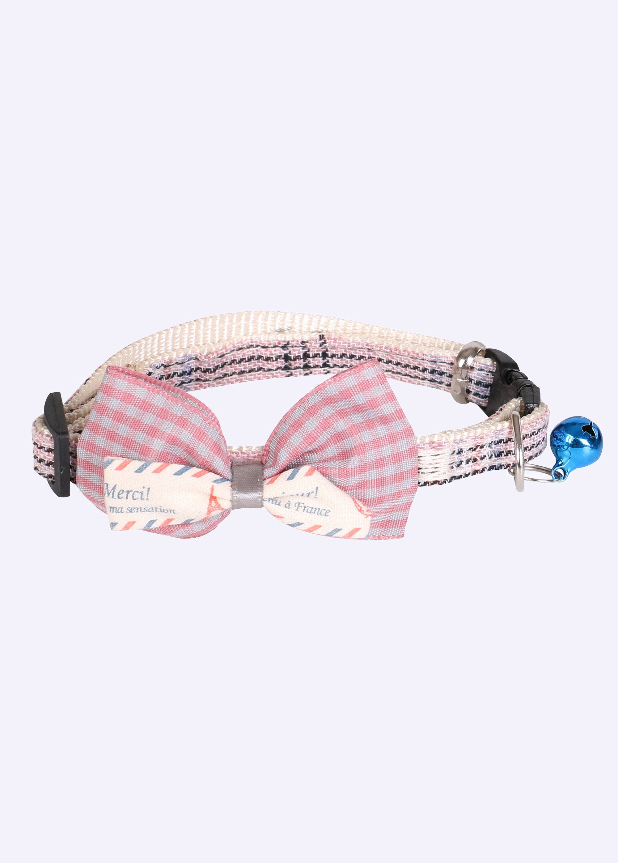Cat_collar_with_bow_tie_and_bell_Pink_FA1_slim
