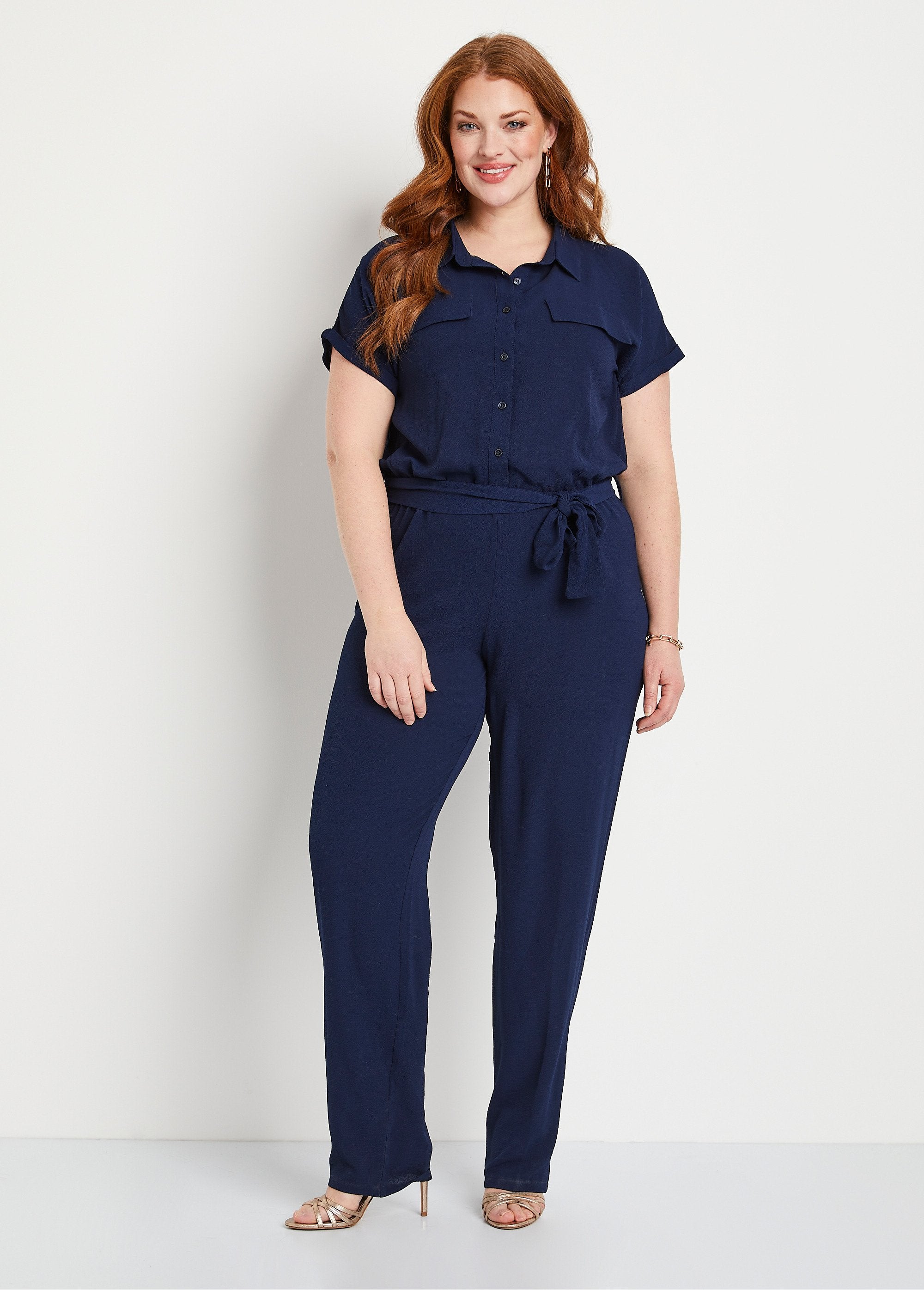 Plain_elasticated_waist_jumpsuit_Plain_navy_FA2_curvy