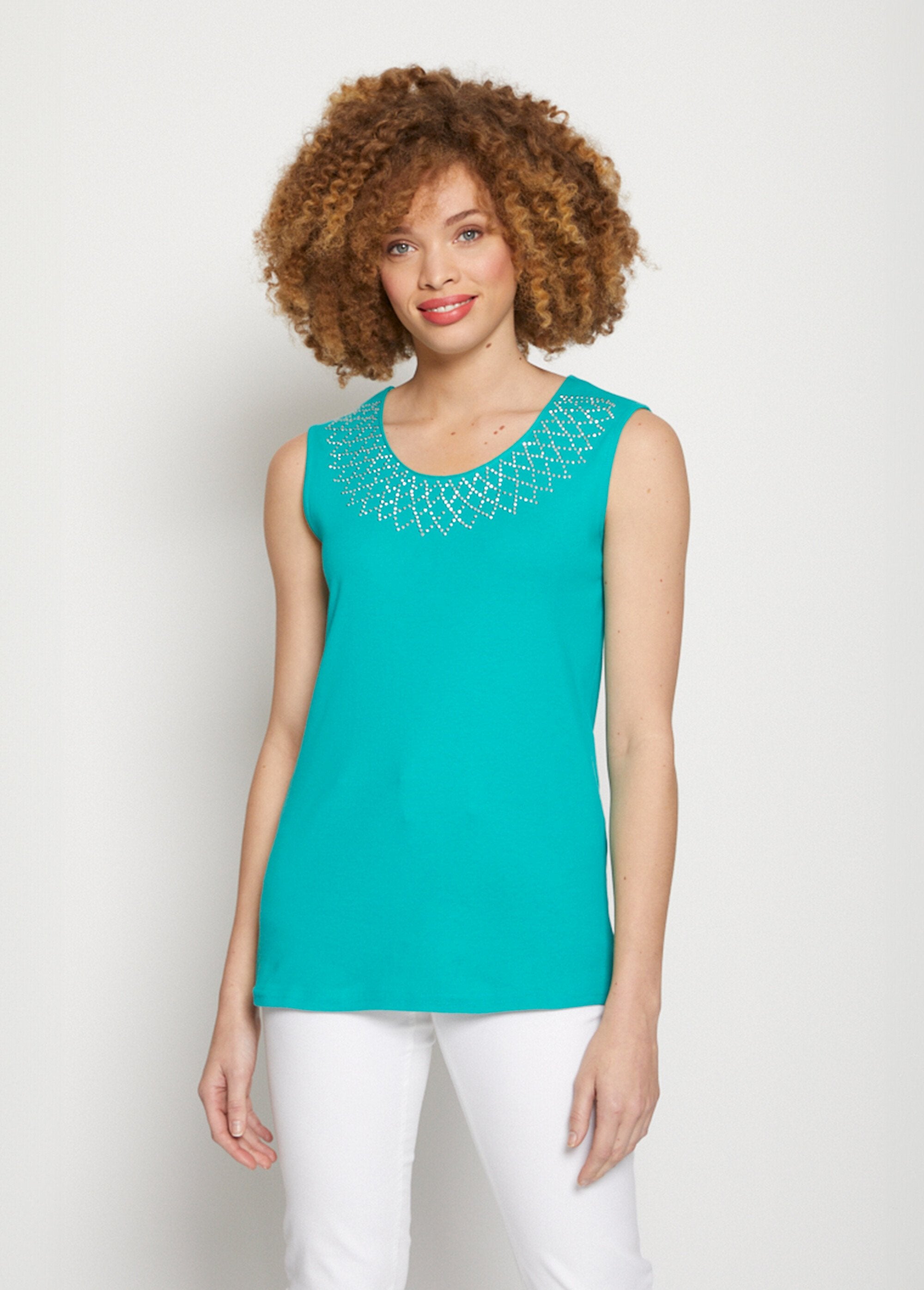 Short_fancy_cotton_tank_top_with_studs_Green_FA1_slim