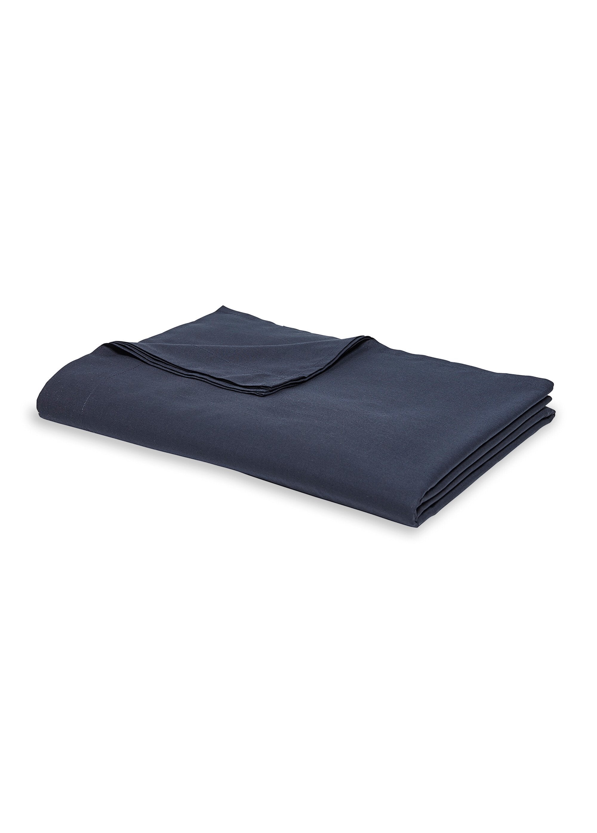 Plain_cotton_flat_sheet_Navy_FA1_slim