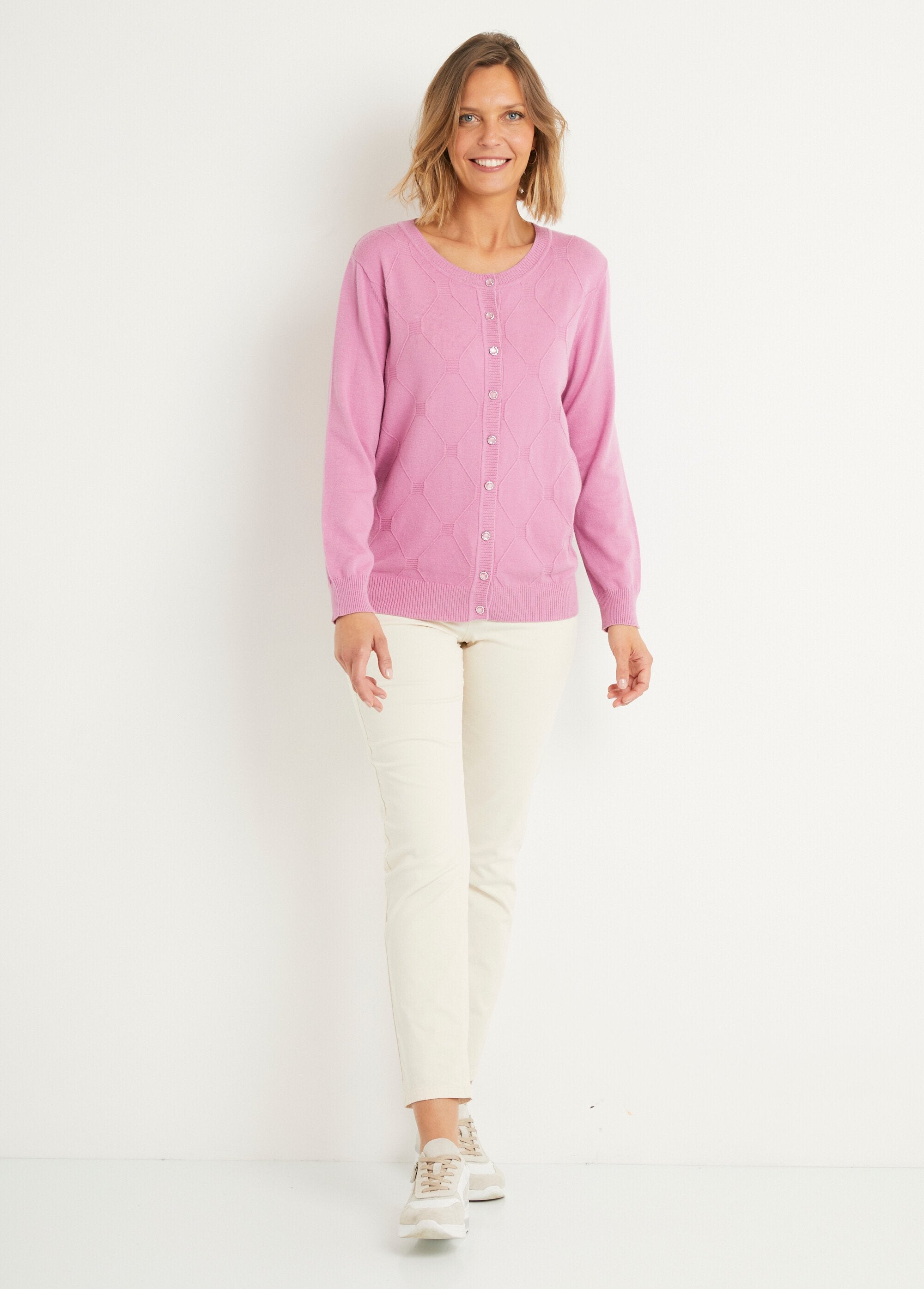 Cardigan,_plain,_buttoned,_modal_blend_Pink_SF1_slim