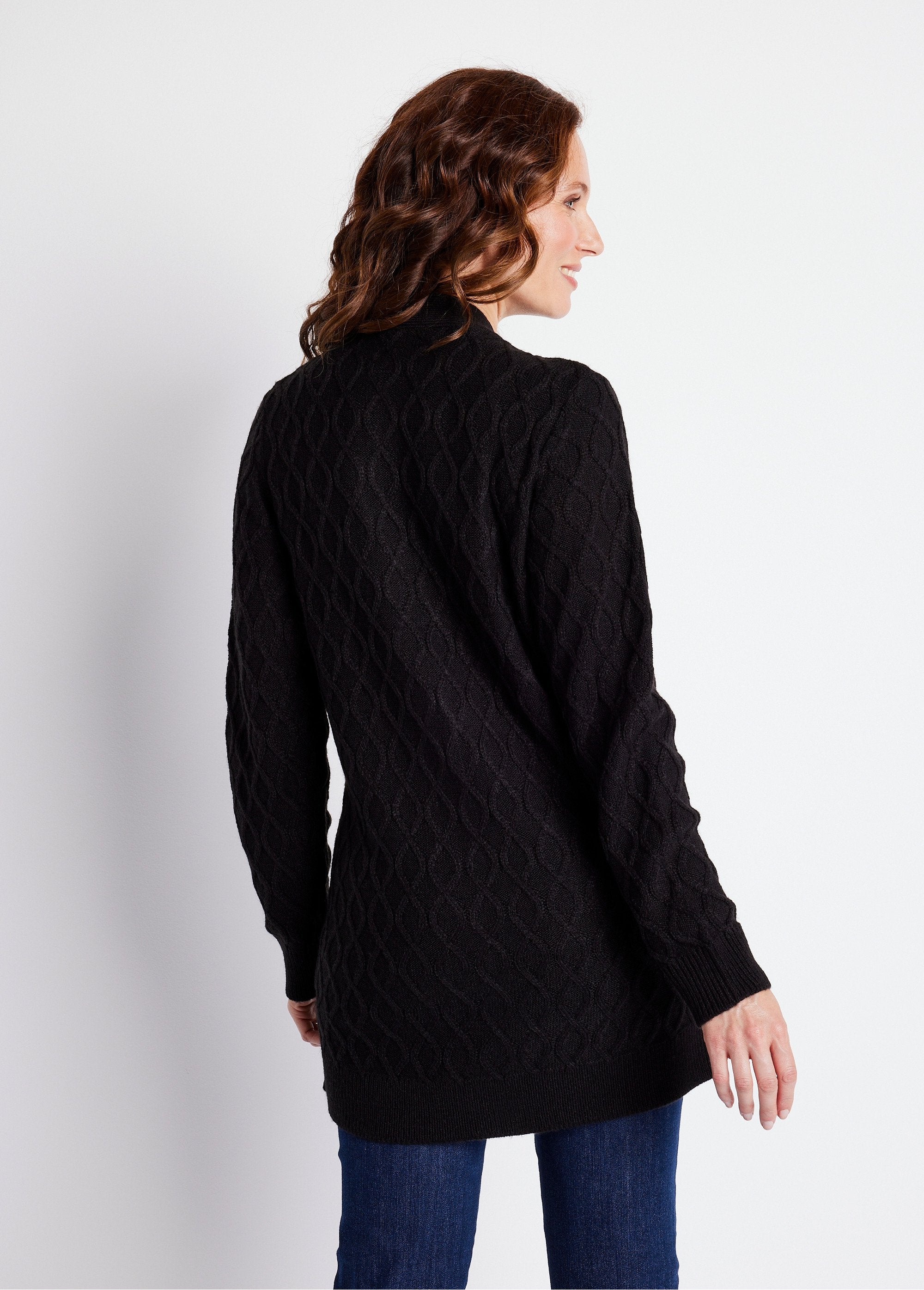 Long_buttoned_cable-knit_V-neck_cardigan_Black_DO1_slim