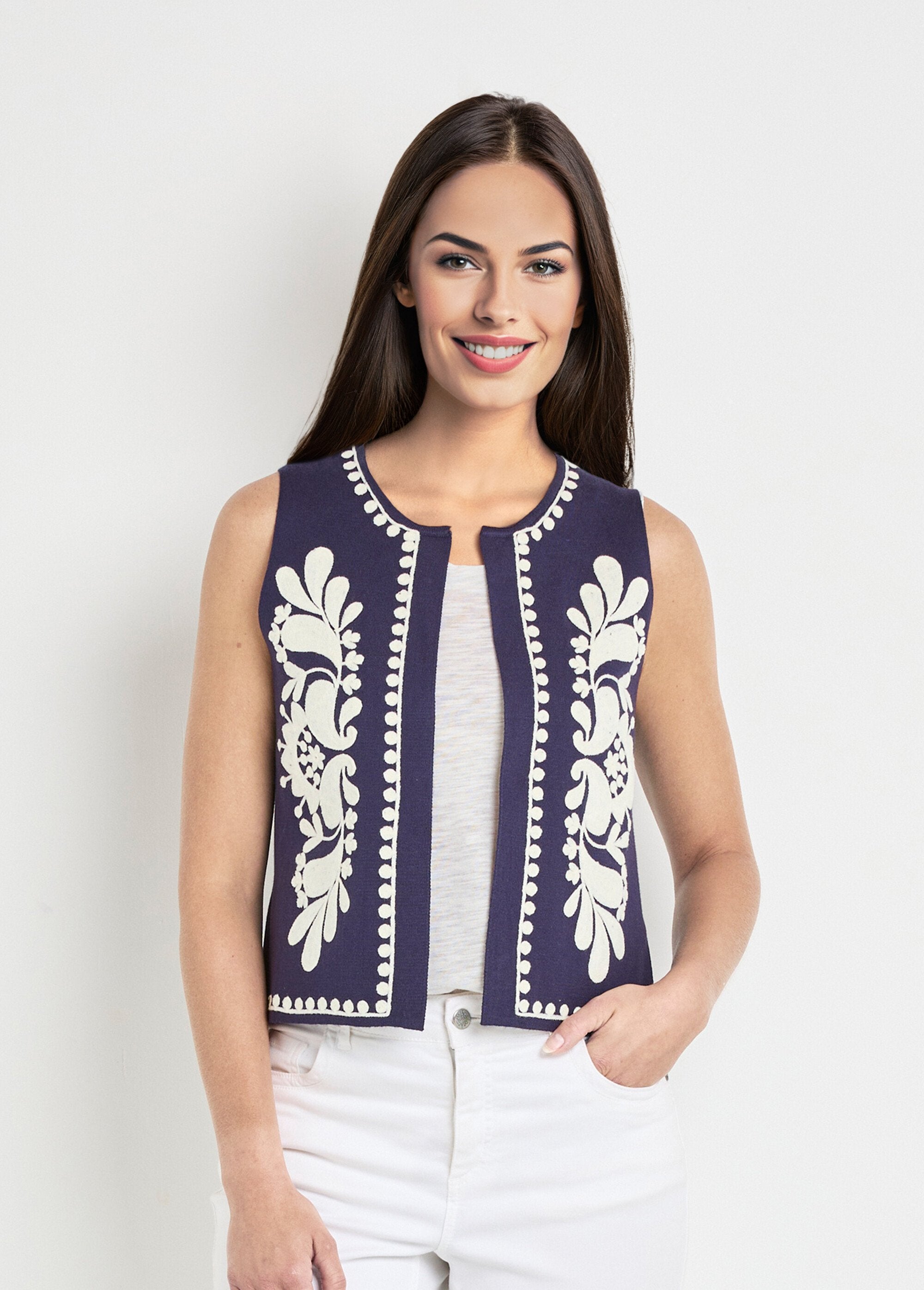 Sleeveless_knitted_and_embroidered_vest_Marine_FA1_slim