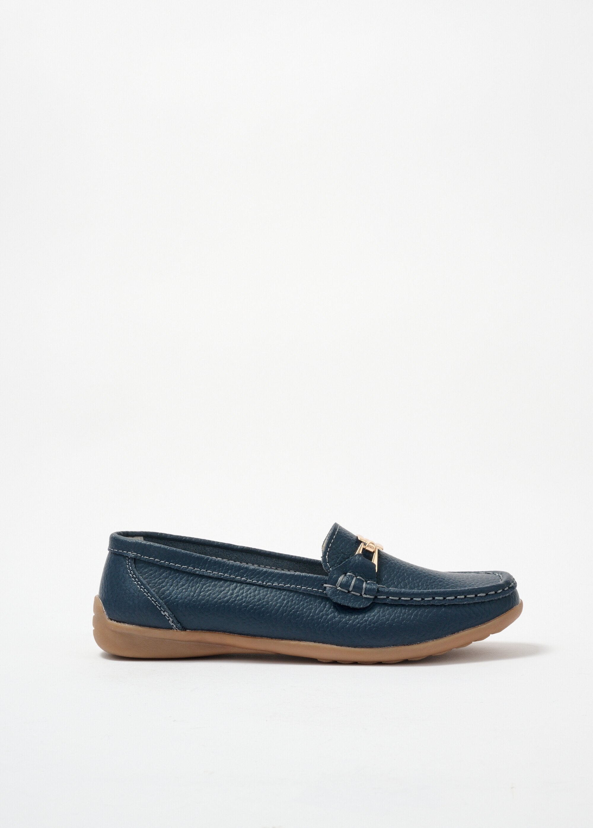 Mocassins_détail_métal_semelle_antidérapante_Marine_DR1_slim
