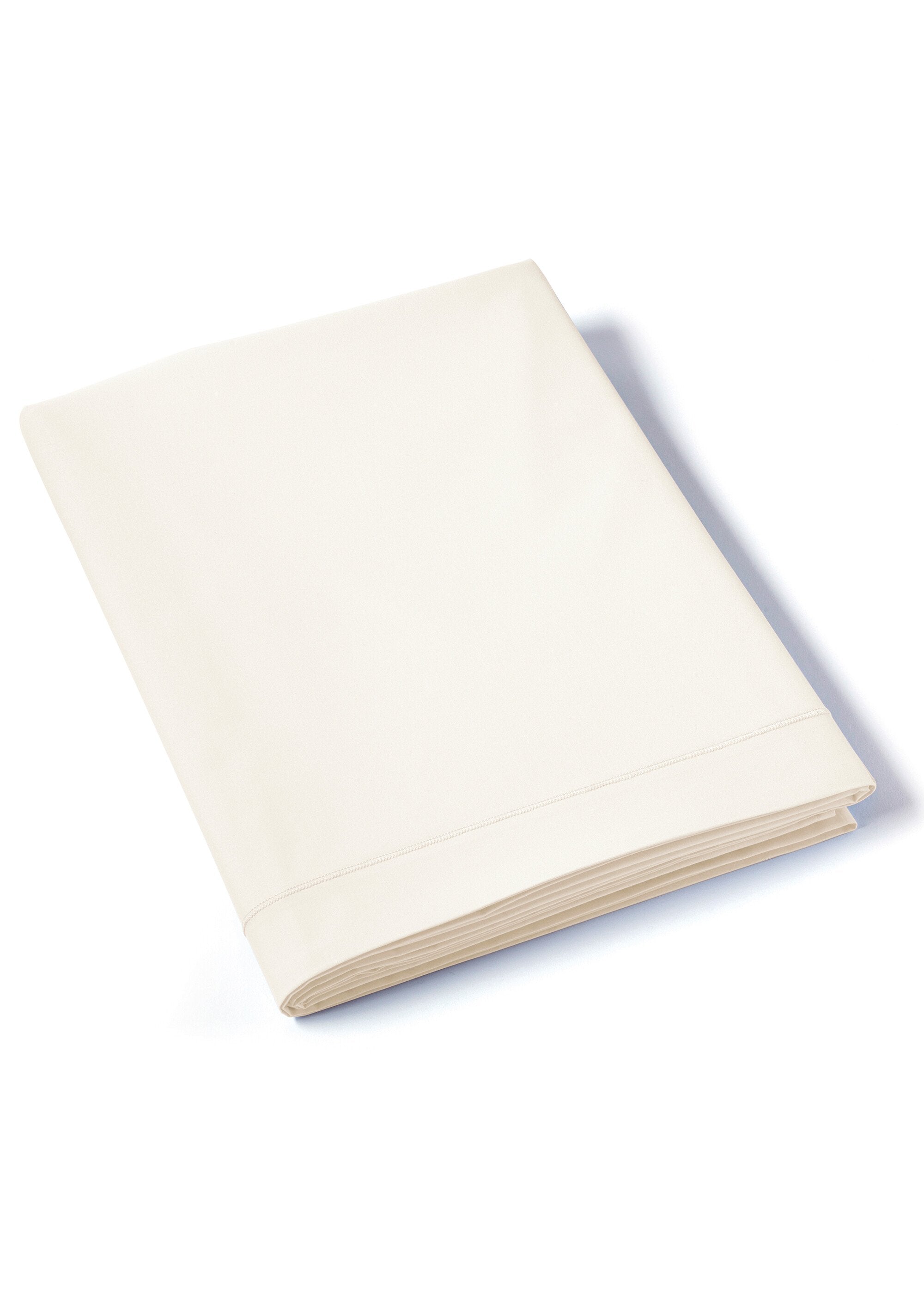 REPOS_plain_cotton_percale_flat_sheet_Natural_beige_FA1_slim