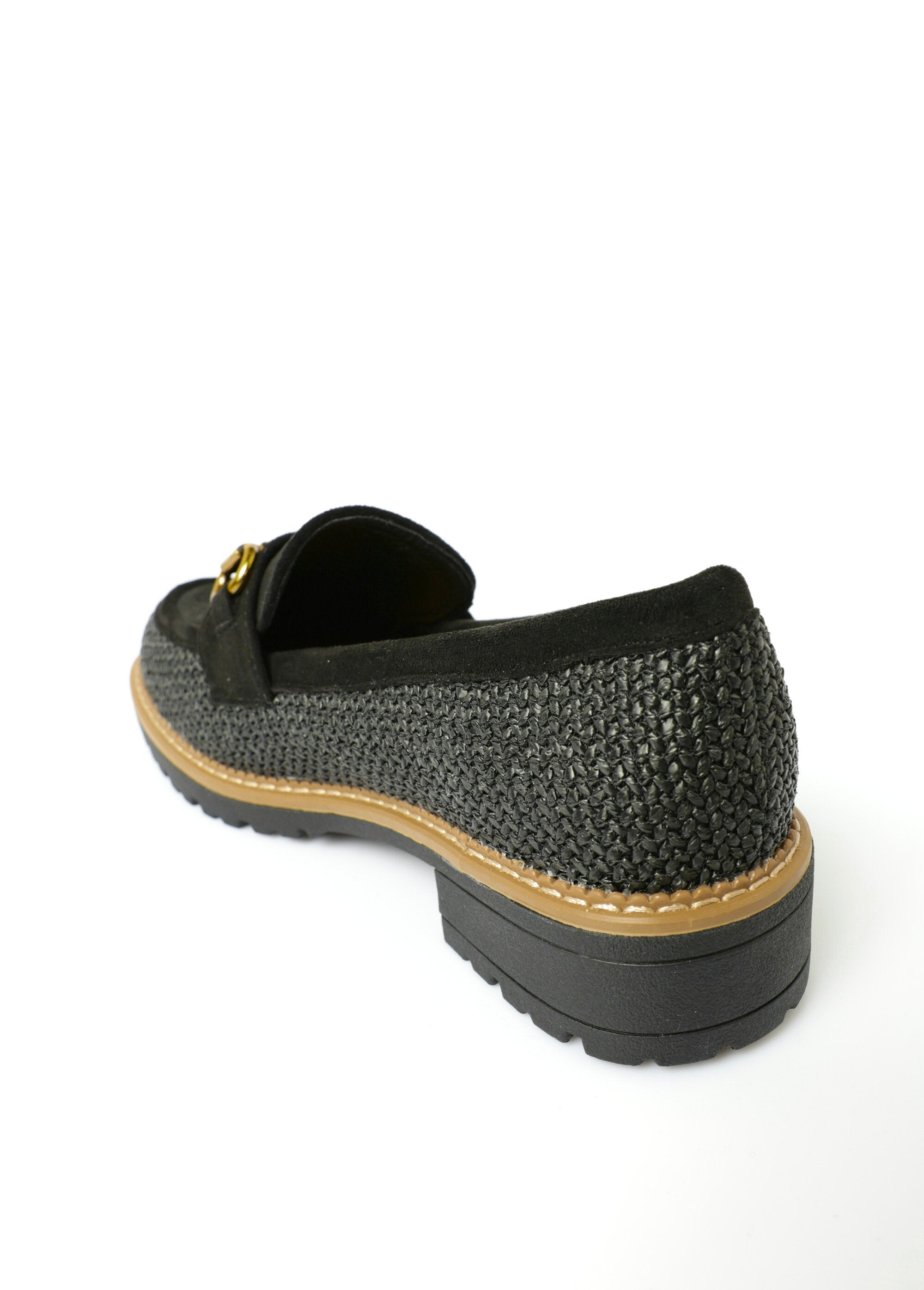 Mocassin_bimatière_effet_natté_et_daim_Noir_DO1_slim