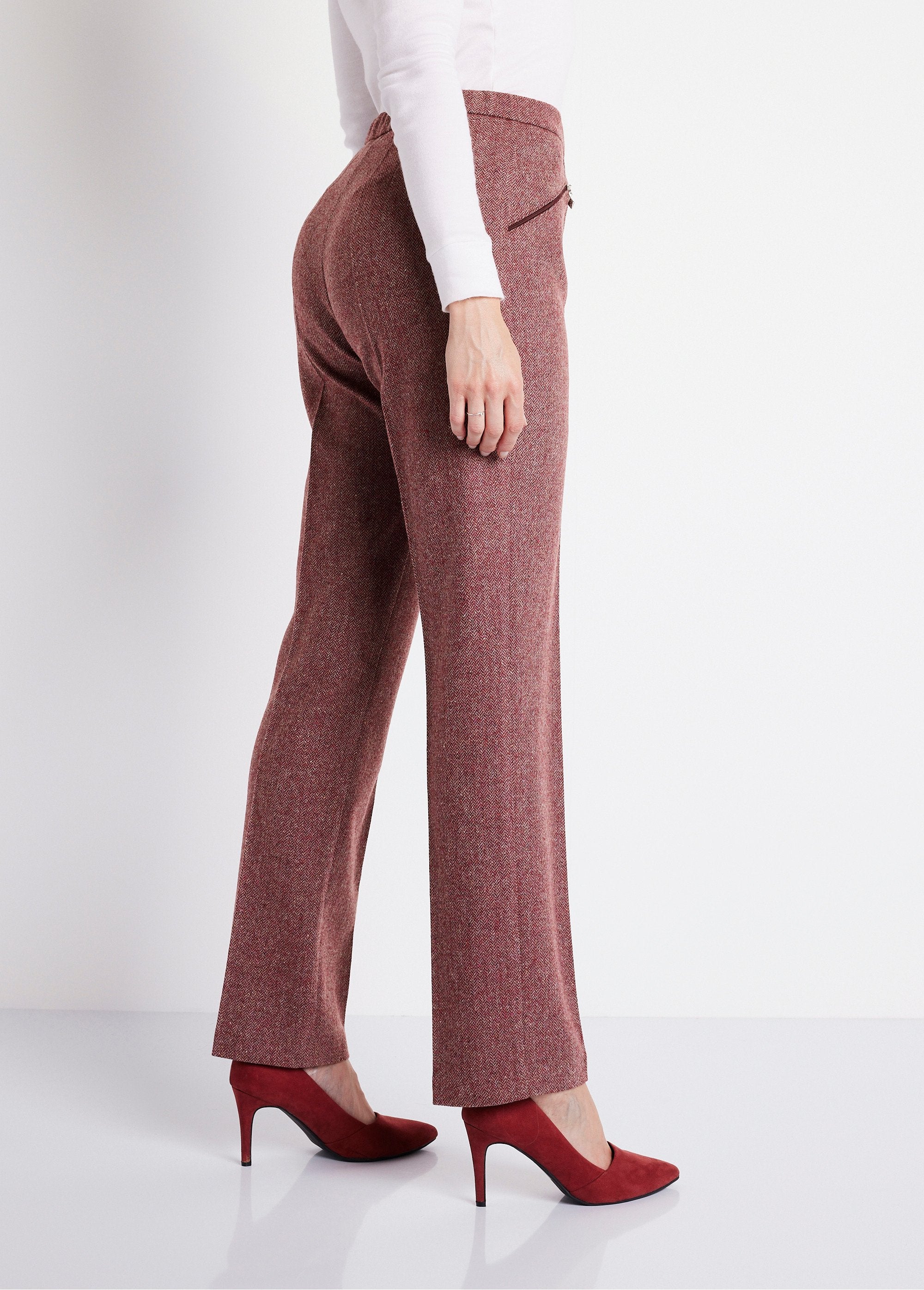 Herringbone_or_heather_pants,_75_cm_inseam_Burgundy_herringbone_DR1_slim