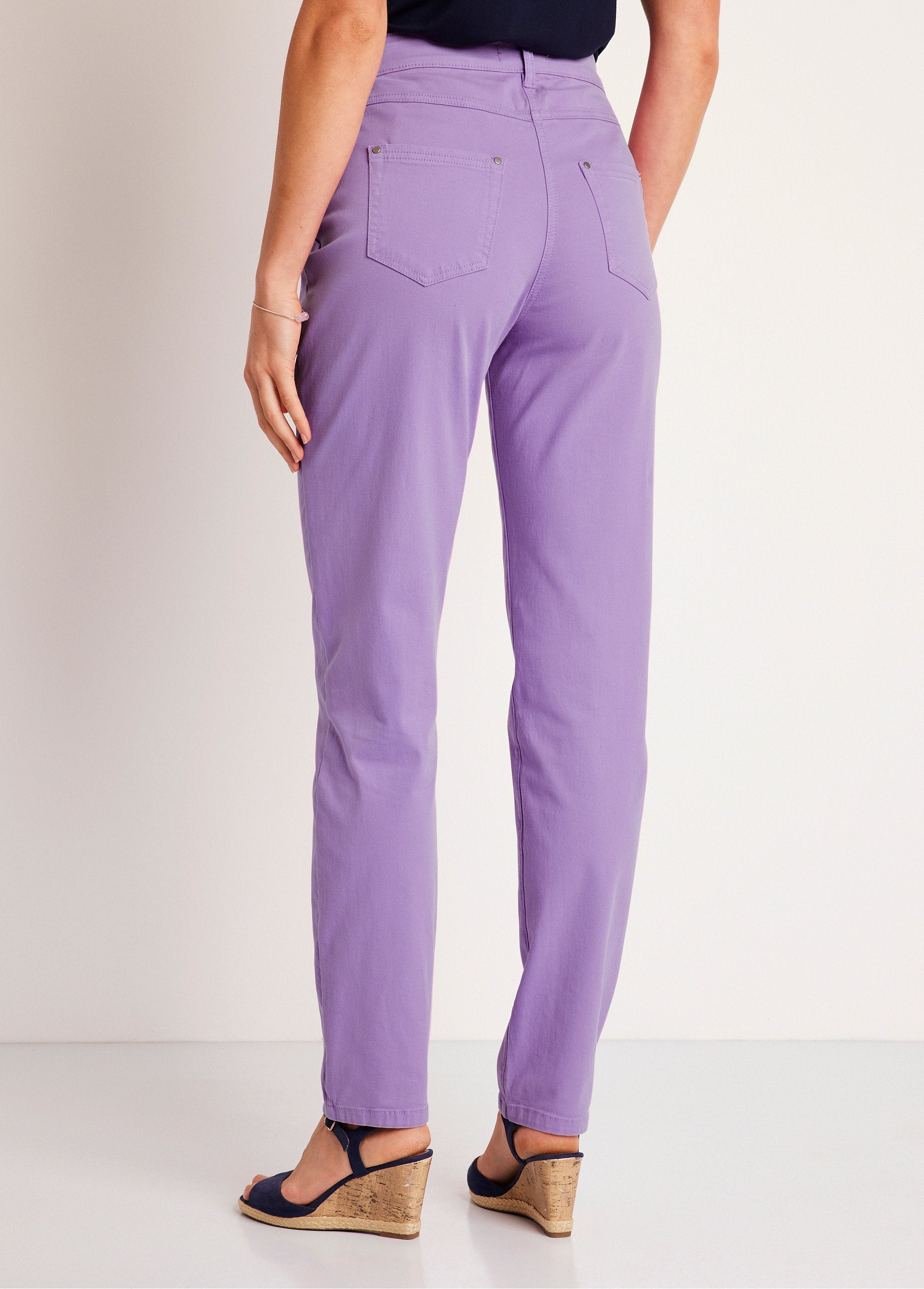 Stretch_cotton_5-pocket_straight_pants_Purple_DO1_slim