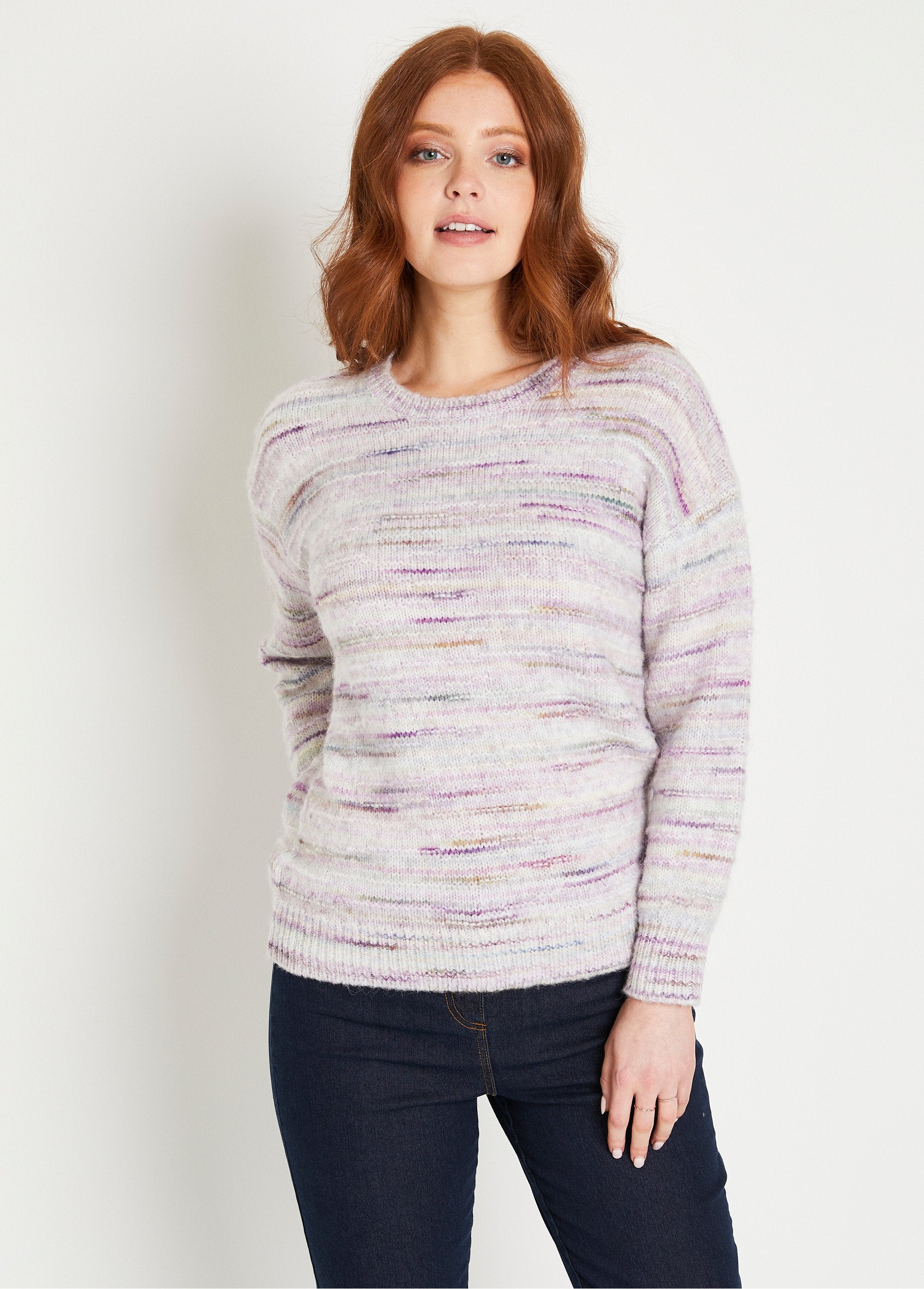 Warm_round-neck_sweater_with_wool_Lilac_and_ecru_FA1_slim