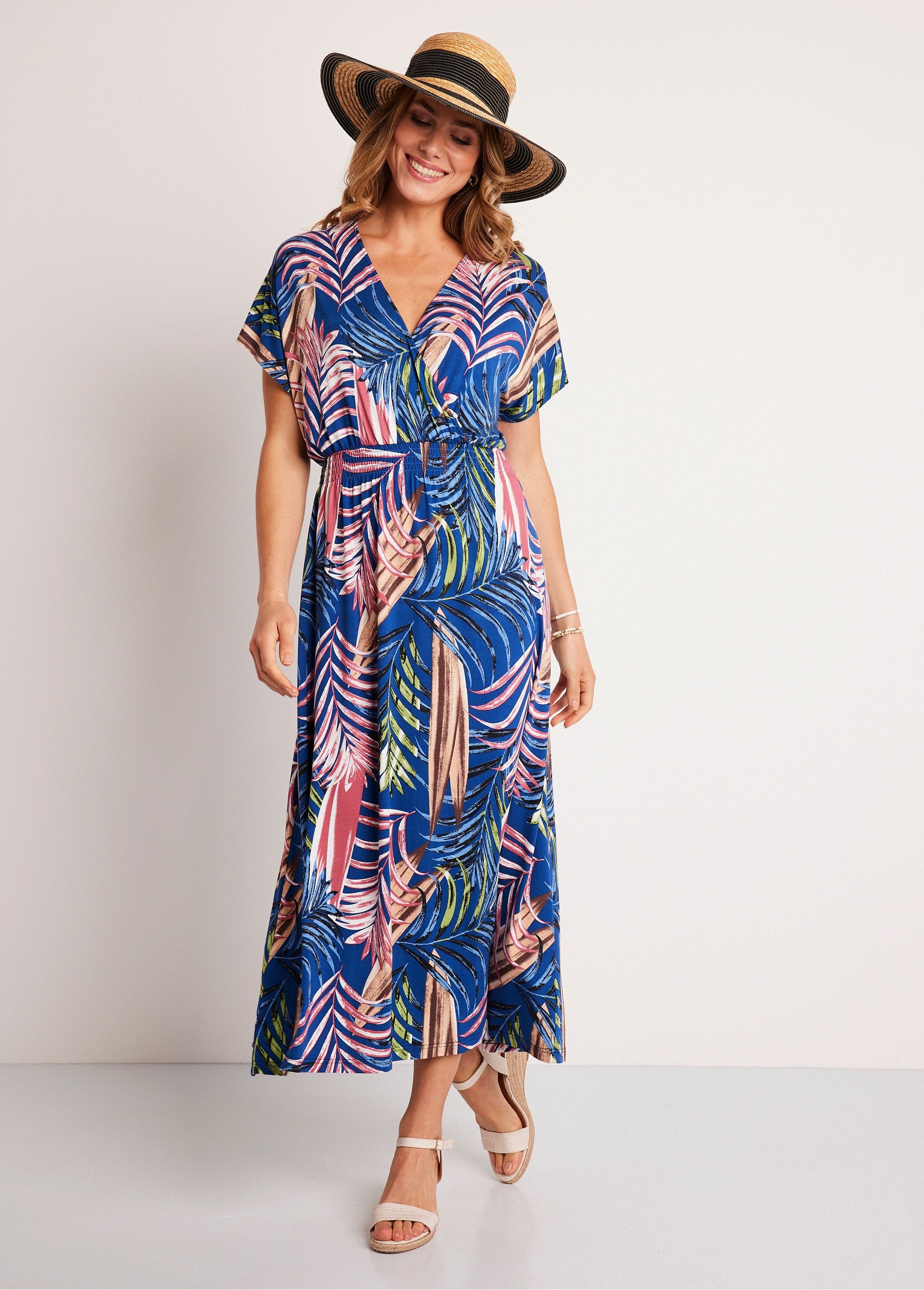 Long_flared_tropical_print_dress_Blue_Imp_FA2_slim