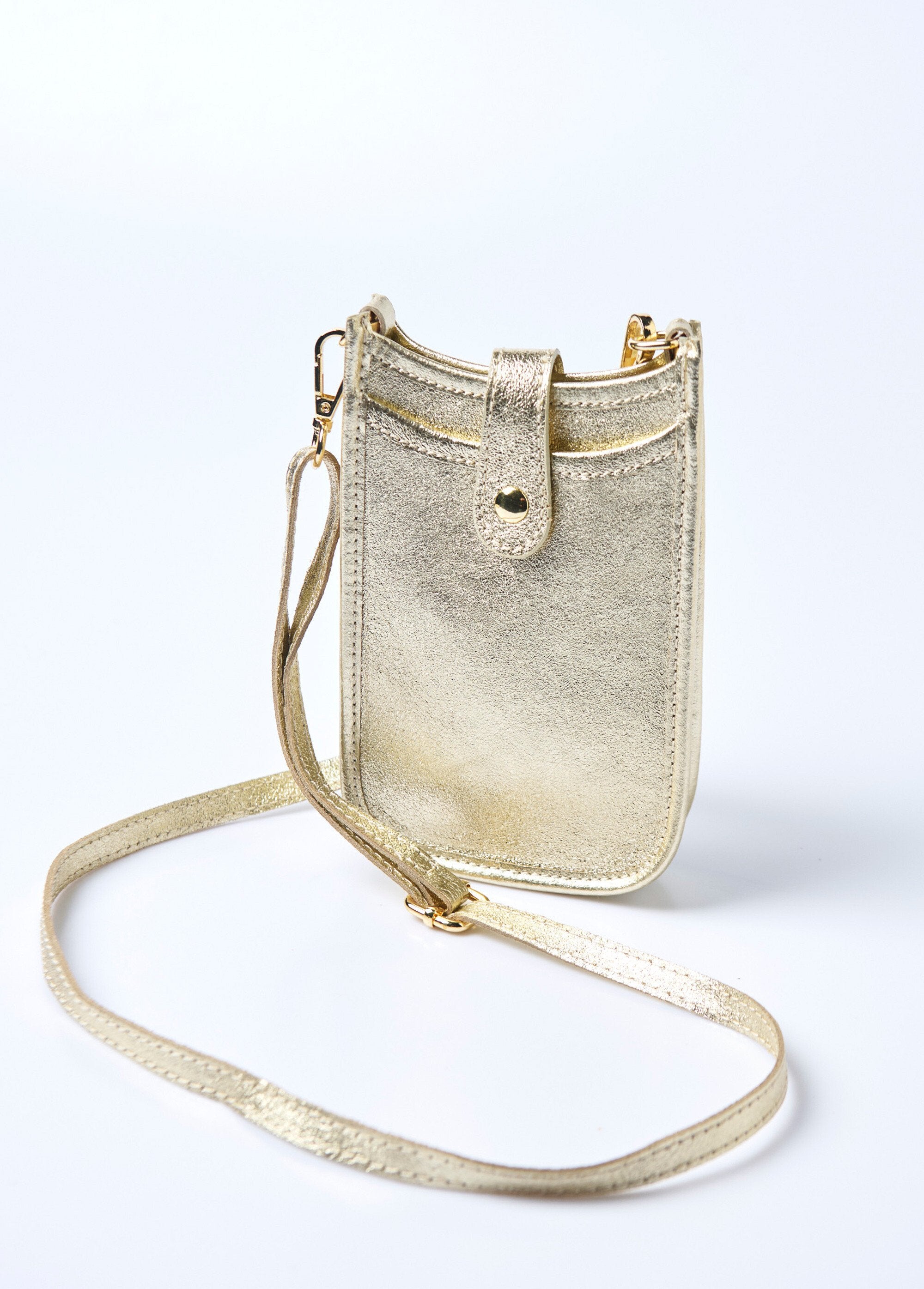 Leather_shoulder_bag_for_smartphone_Golden_FA1_slim