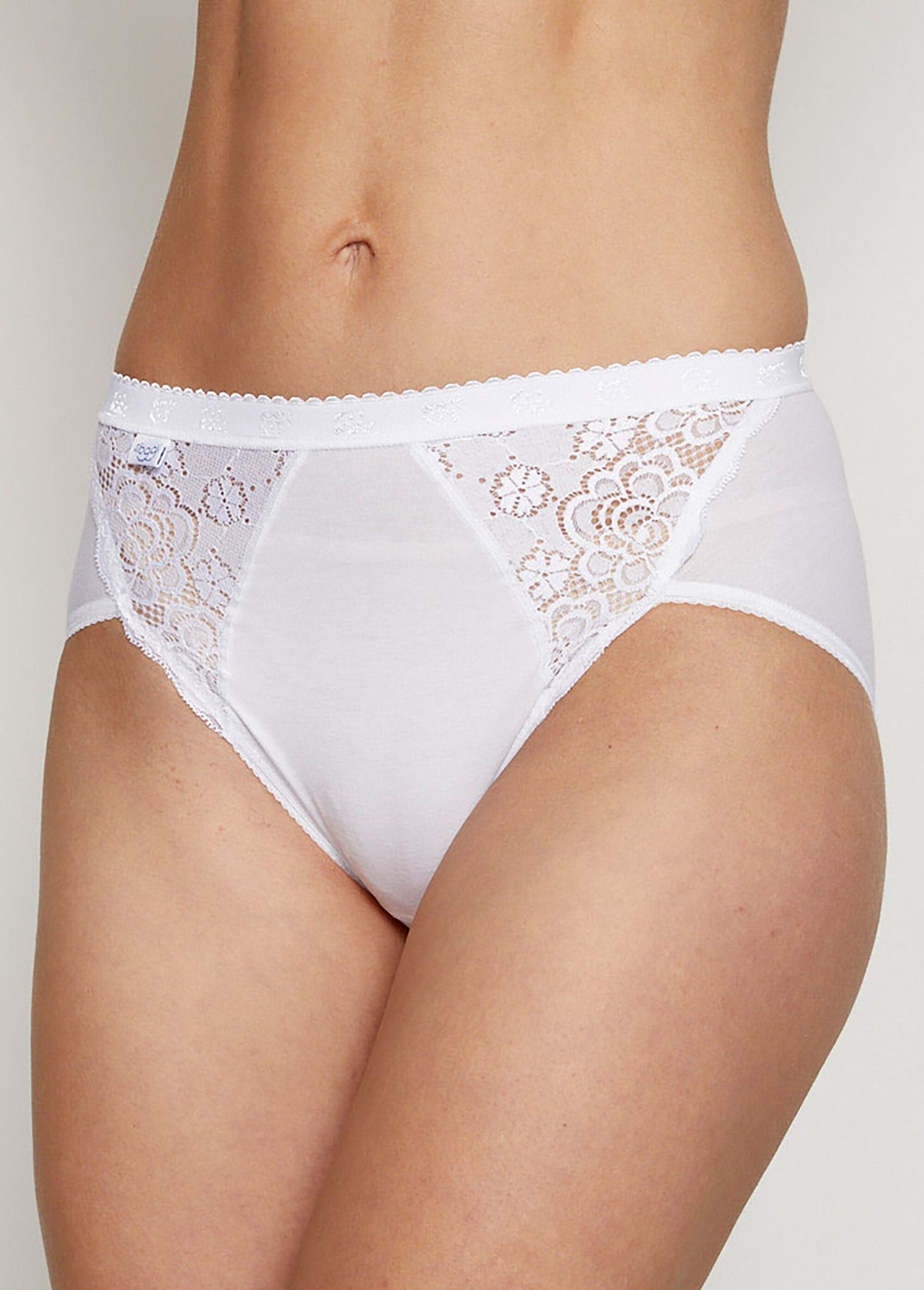 Sloggi®_-_Pack_of_3_Chic_midi_briefs_+_1_free_White_lot3+1free_GA1_slim