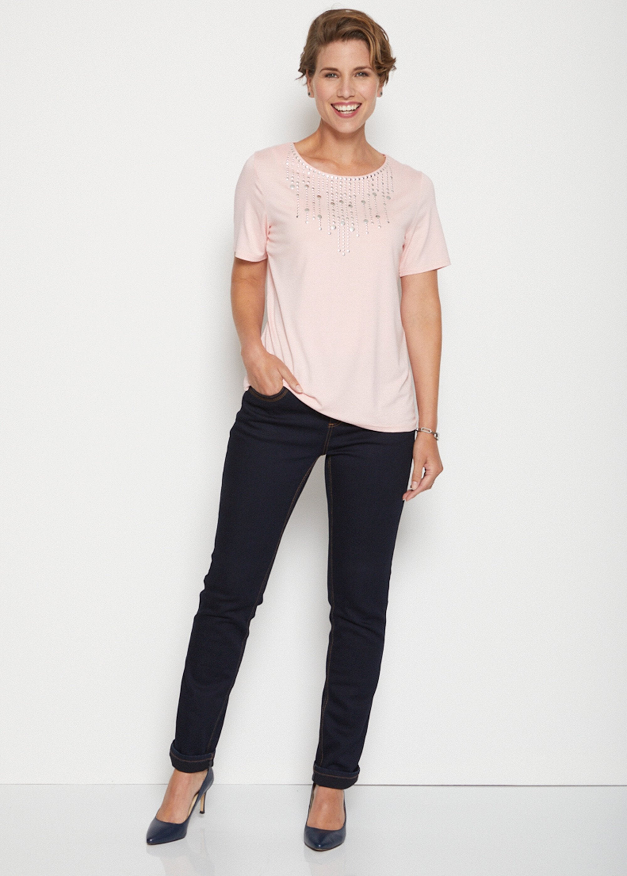 Short-sleeved_fancy_studded_t-shirt_Pink_SF1_slim