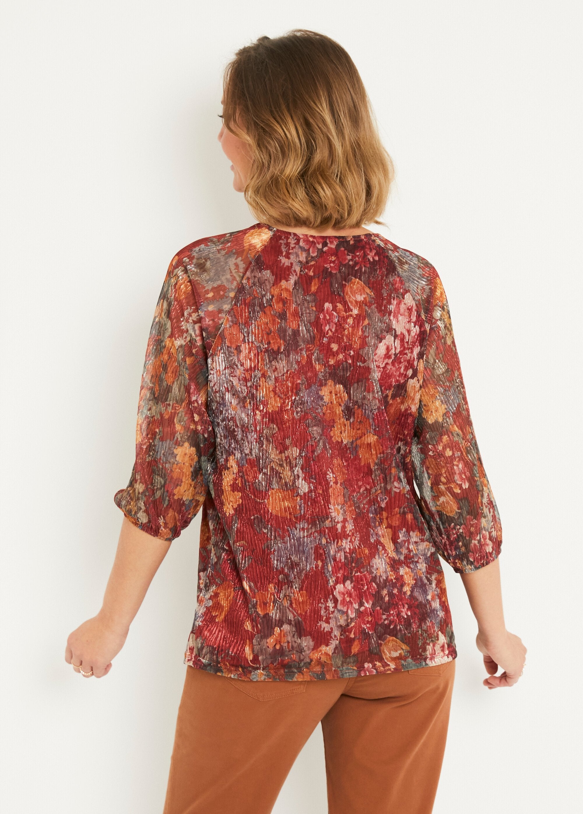 Printed_pleated_mesh_flared_top_with_lining_Copper_print_DO1_slim